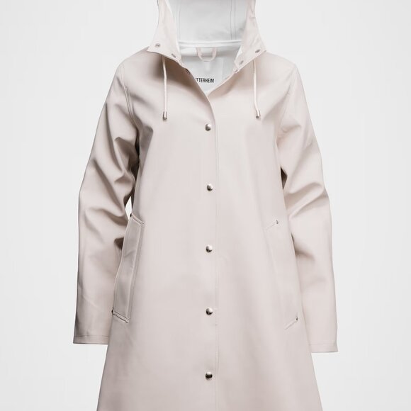 Stutterheim Moseback Raincoat XXS Cream - Picture 5 of 13